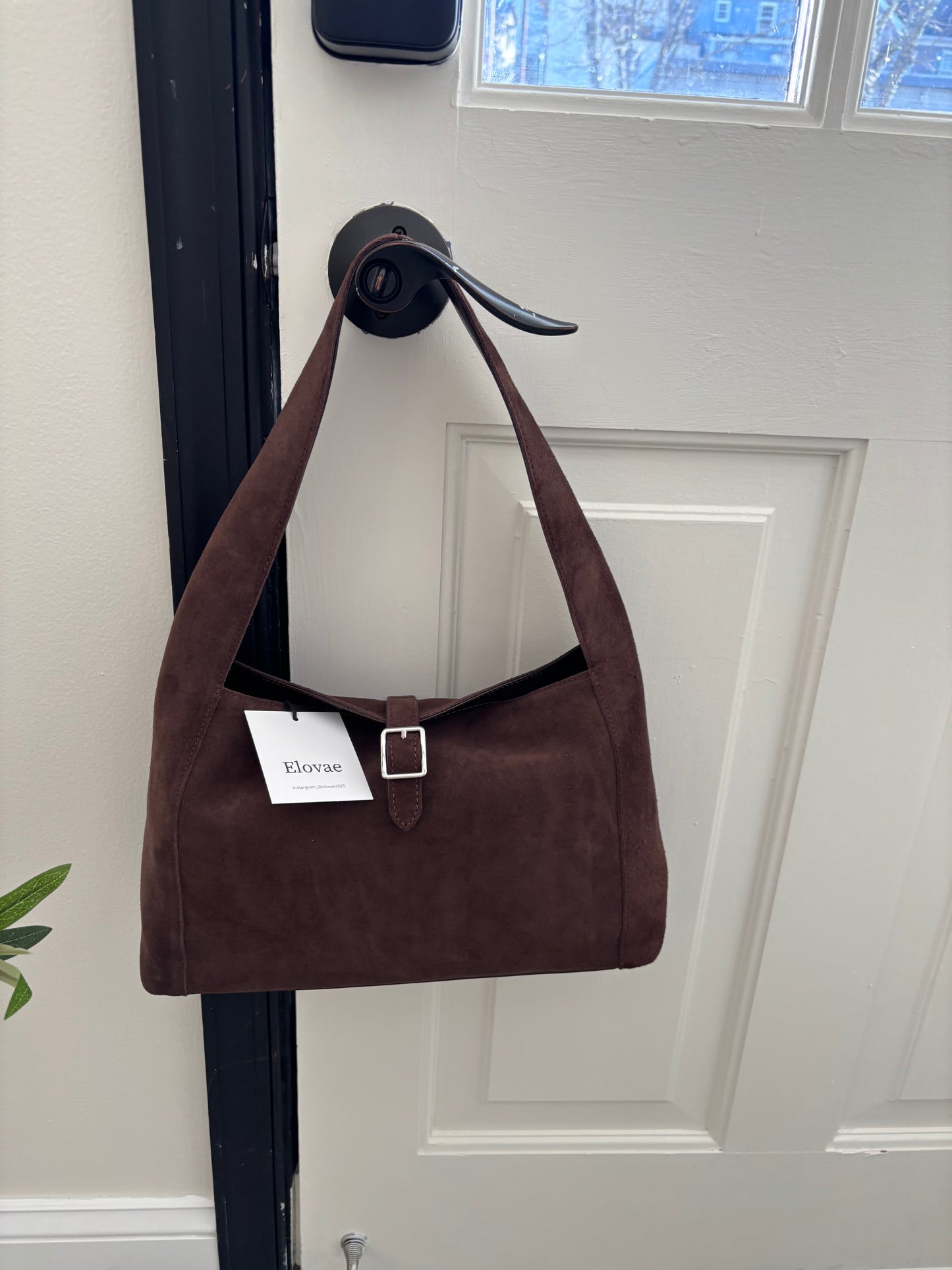 Suede bag