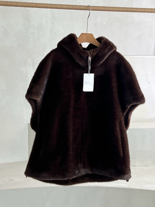Robe  Eco-fur vest