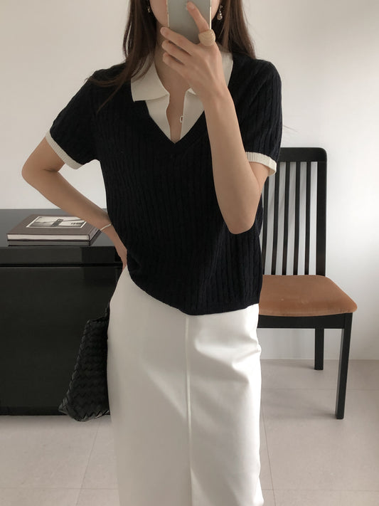 Dear collared short