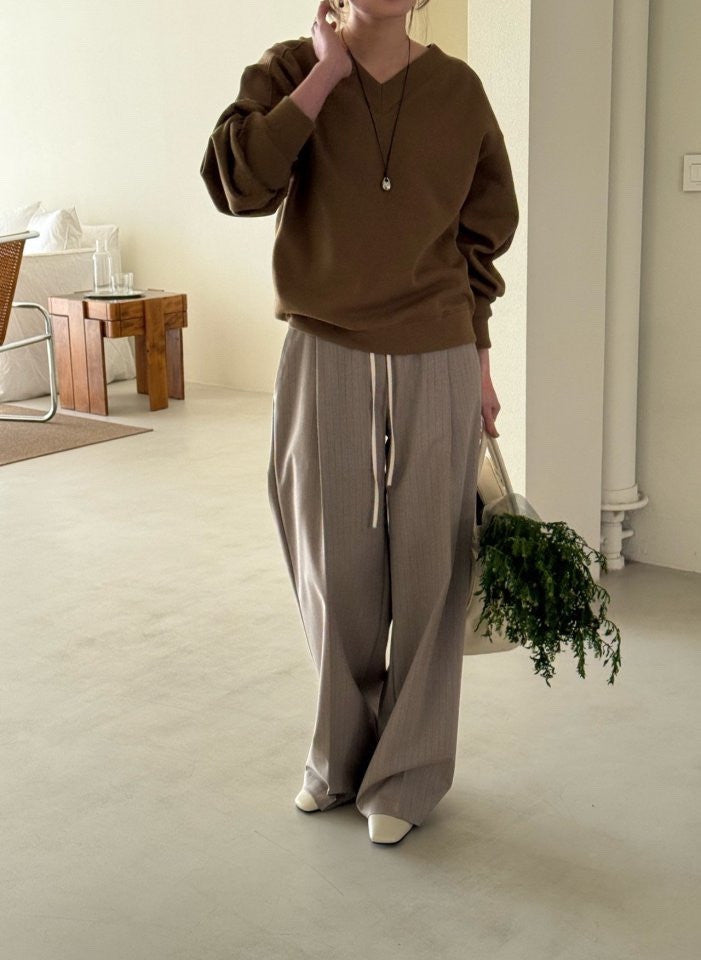 Punto V-neck sweatshirt